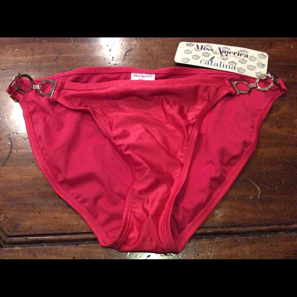 Miss America by Catalina L coral swimsuit bottom